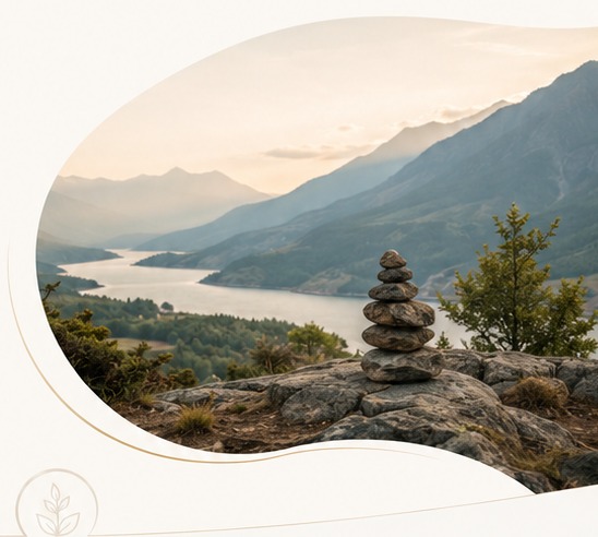 Paysage naturel évoquant l’ancrage et la clarté